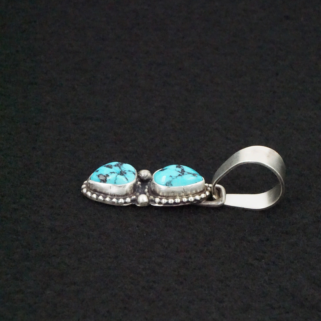 Bobby Johnson Turquoise & Sterling Silver Pendant