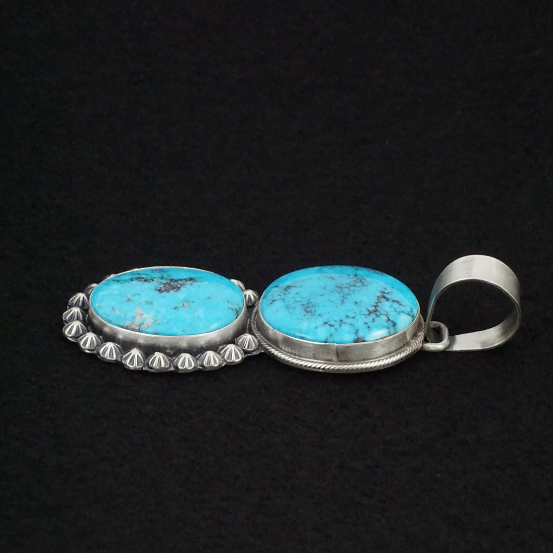 Bobby Johnson Turquoise & Sterling Silver Pendant