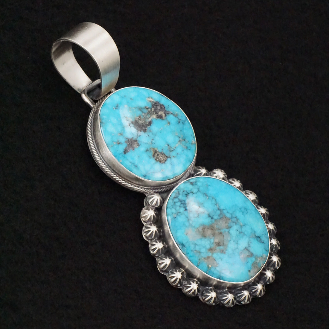 Bobby Johnson Turquoise & Sterling Silver Pendant