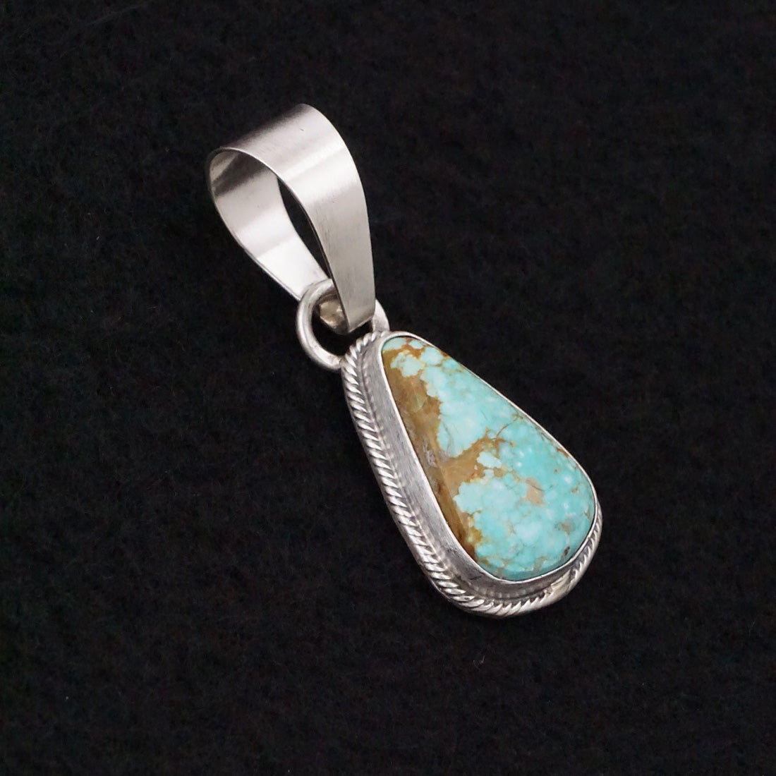 Randy Billy Turquoise & Sterling Silver Pendant