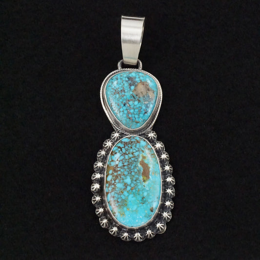 Bobby Johnson Turquoise & Sterling Silver Pendant