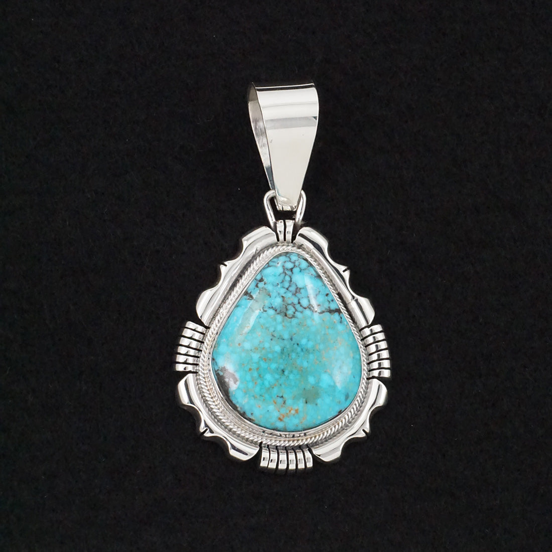 Daniel Benally Turquoise & Sterling Silver Pendant