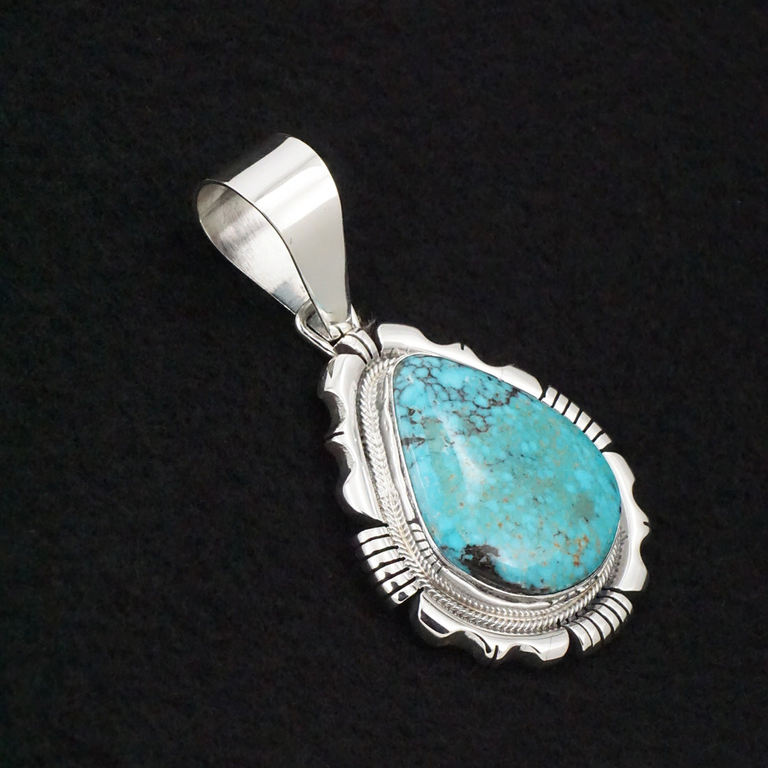 Daniel Benally Turquoise & Sterling Silver Pendant