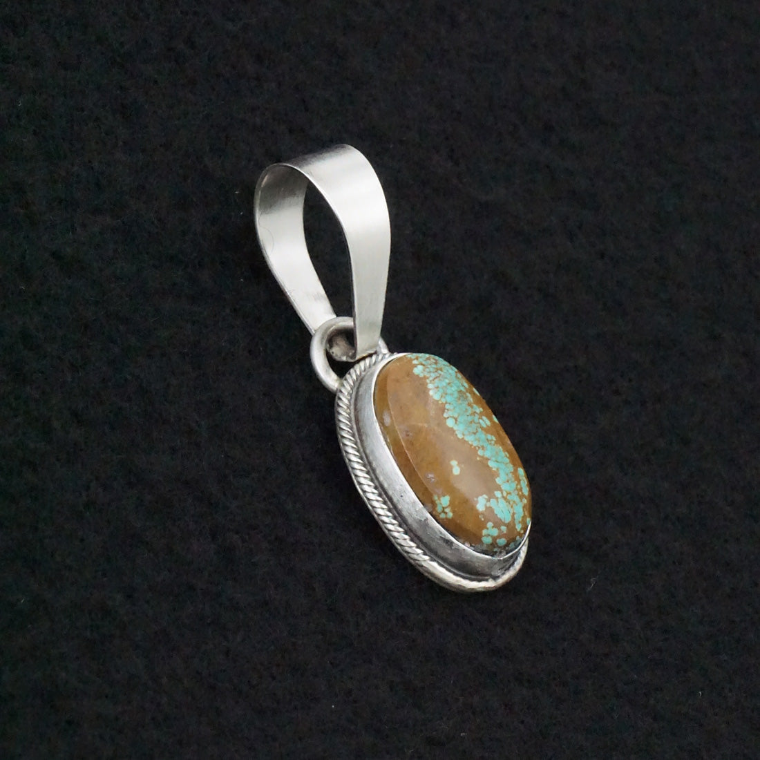 Randy Billy Turquoise & Sterling Silver Pendant