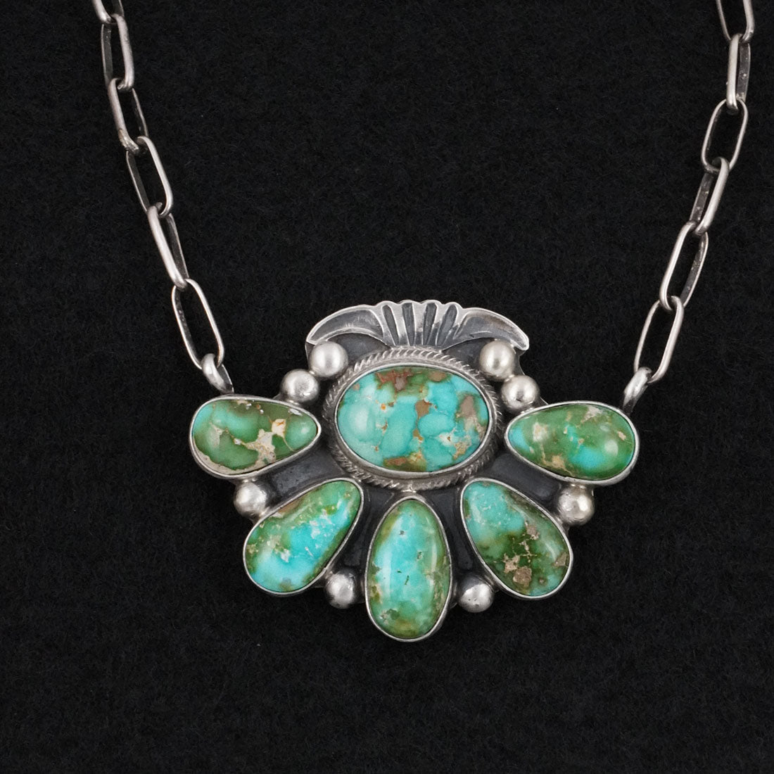 Kathleen Livingston Turquoise & Sterling Silver Necklace