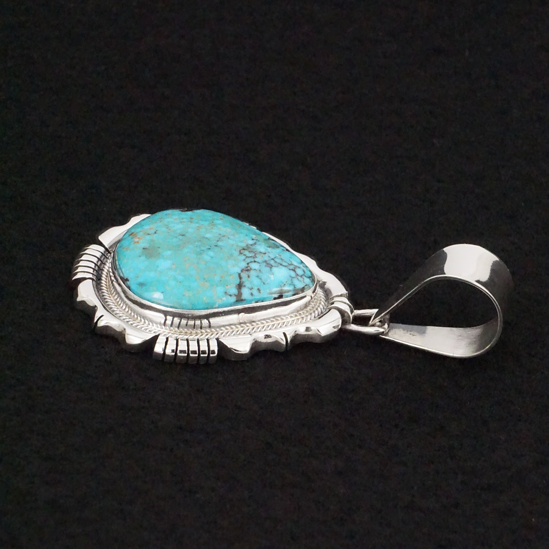 Daniel Benally Turquoise & Sterling Silver Pendant