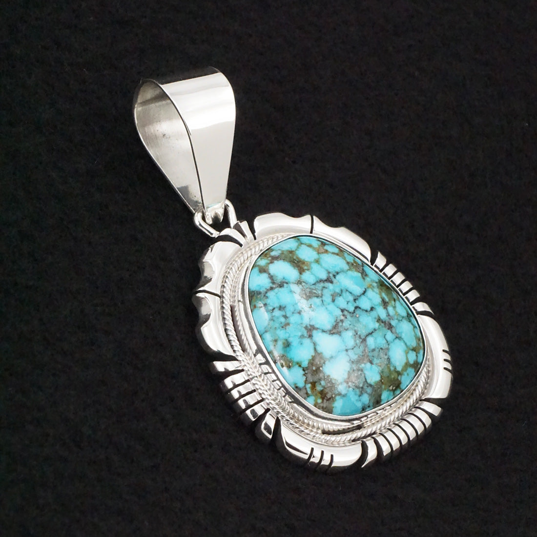 Daniel Benally Turquoise & Sterling Silver Pendant