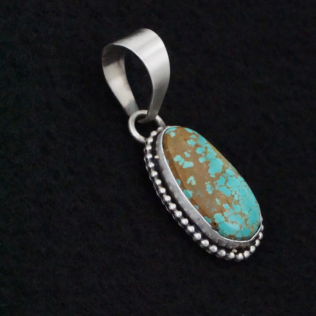 Randy Billy Turquoise & Sterling Silver Pendant