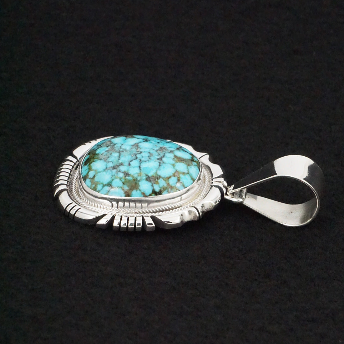 Daniel Benally Turquoise & Sterling Silver Pendant