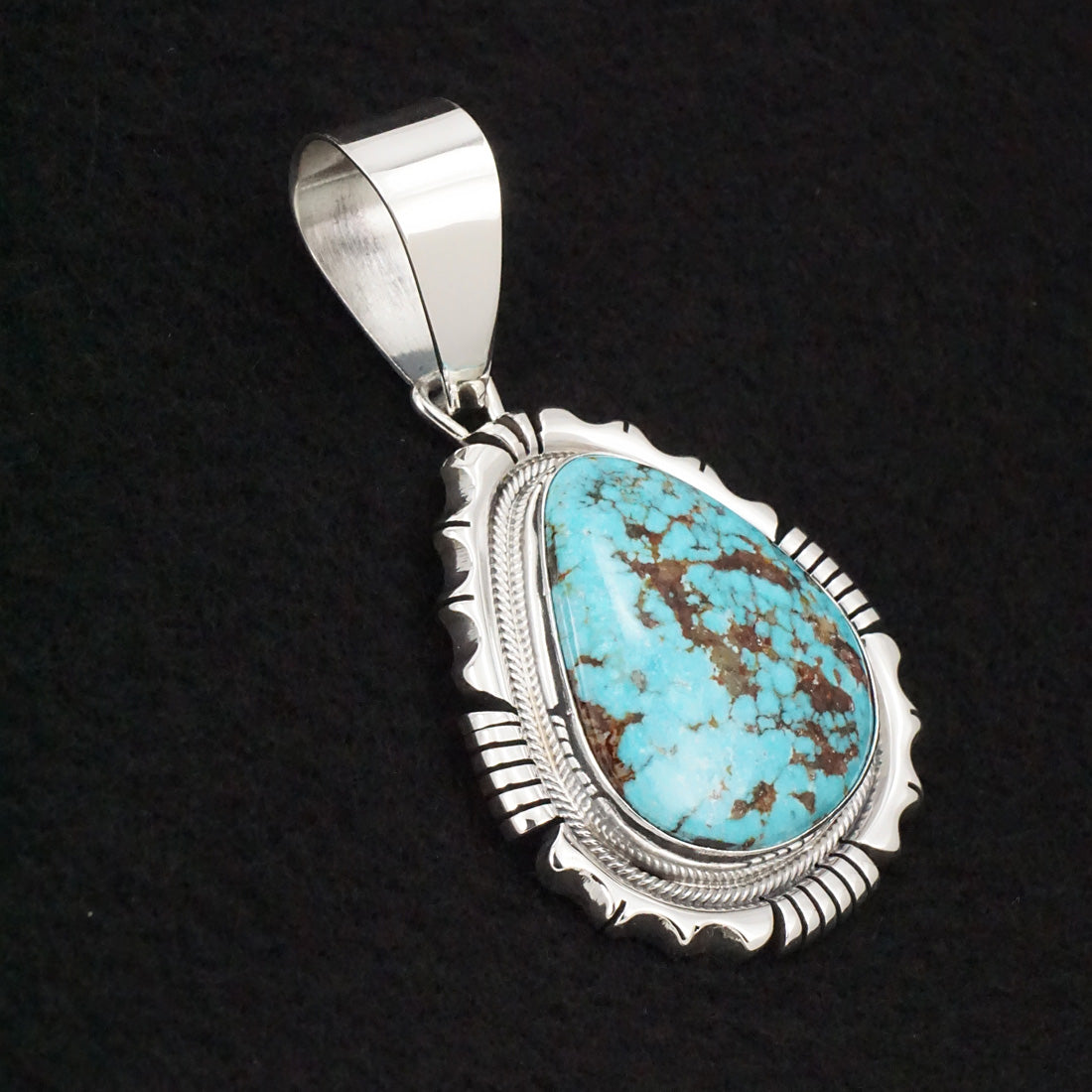 Daniel Benally Turquoise & Sterling Silver Pendant