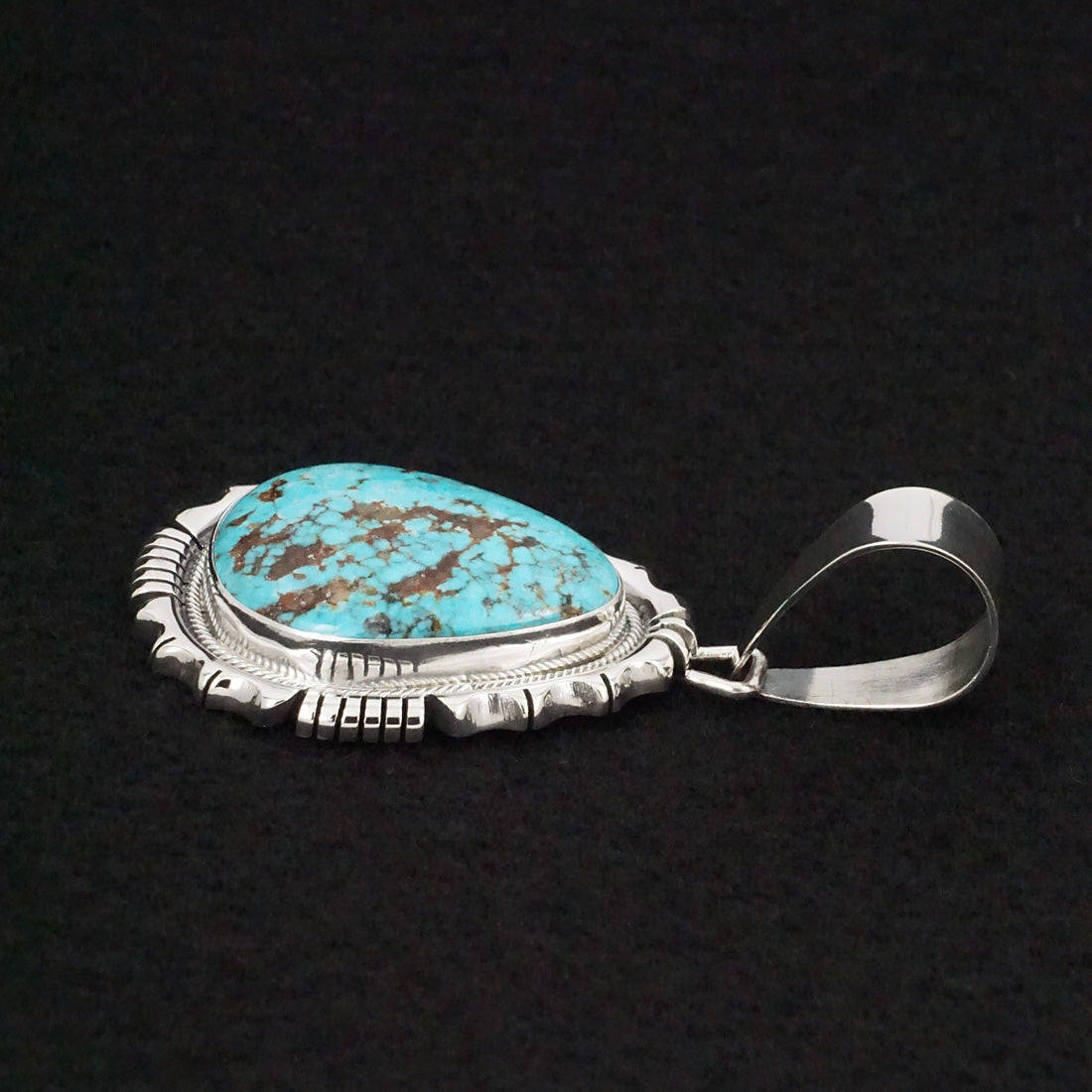 Daniel Benally Turquoise & Sterling Silver Pendant