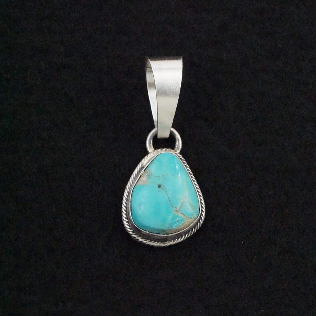 Randy Billy Turquoise & Sterling Silver Pendant