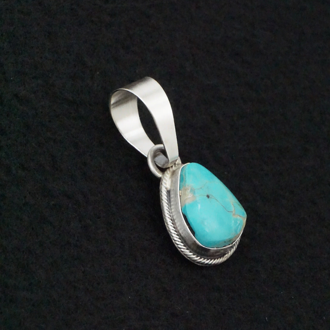 Randy Billy Turquoise & Sterling Silver Pendant