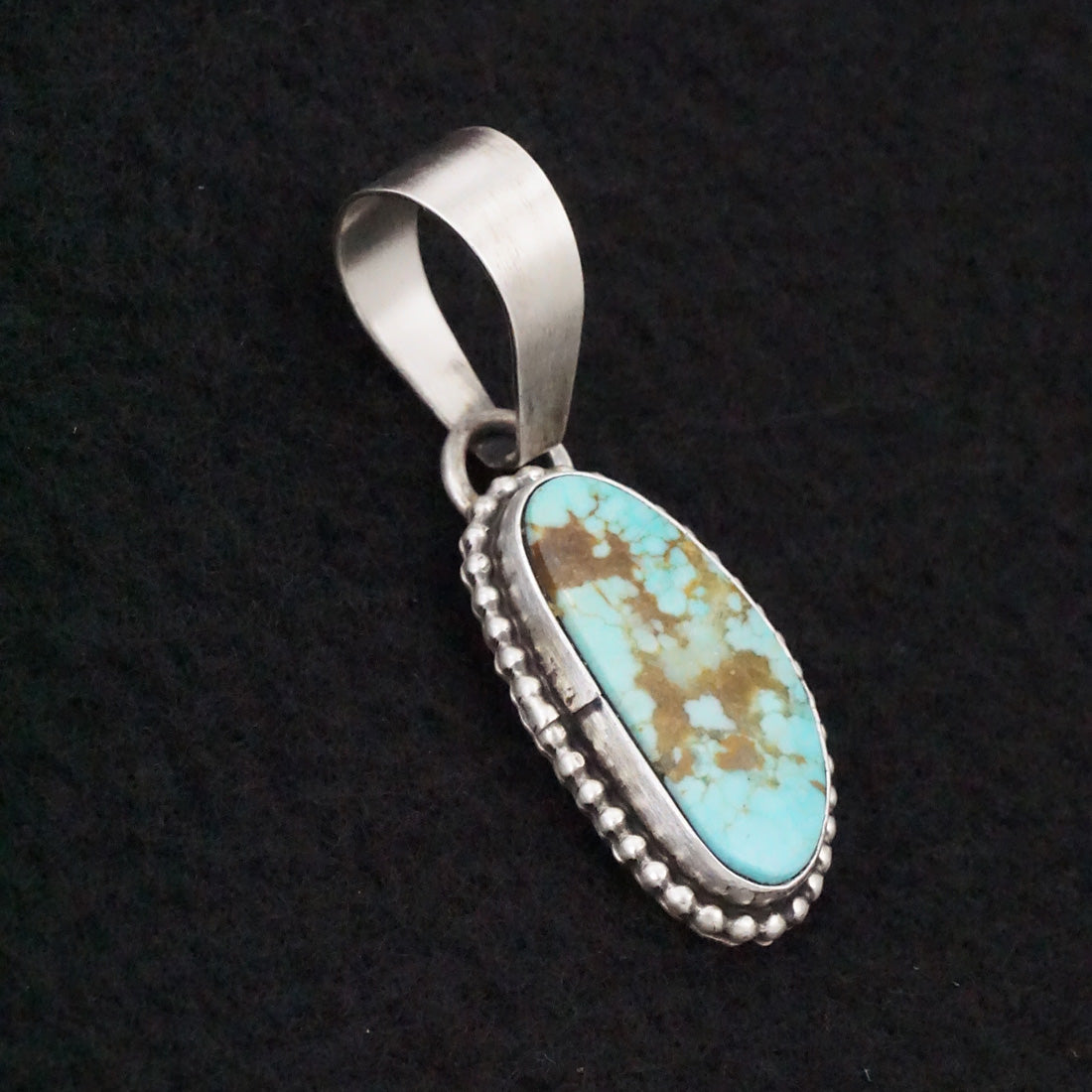 Randy Billy Turquoise & Sterling Silver Pendant