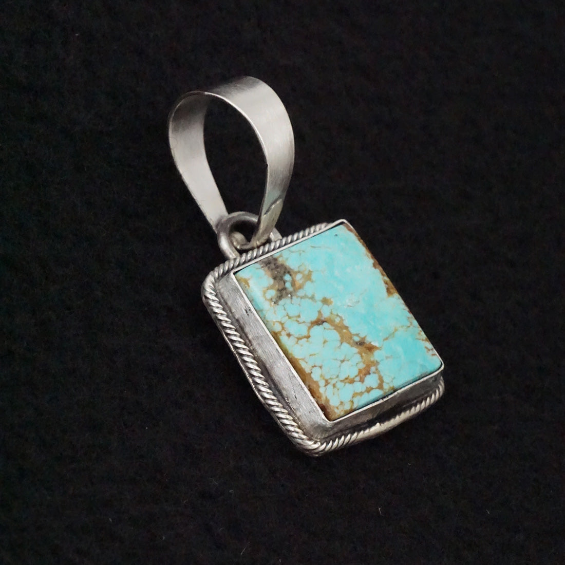 Randy Billy Turquoise & Sterling Silver Pendant