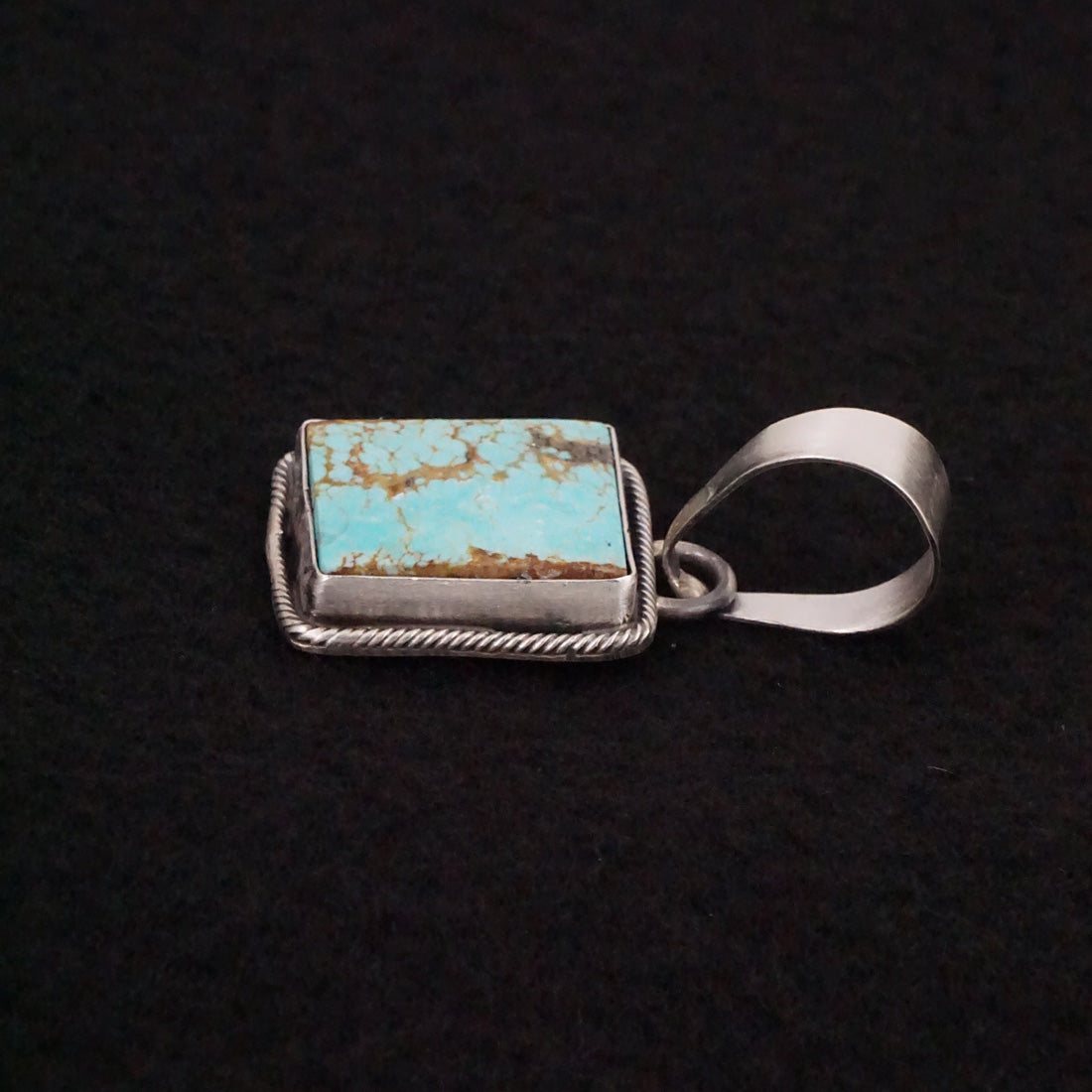 Randy Billy Turquoise & Sterling Silver Pendant