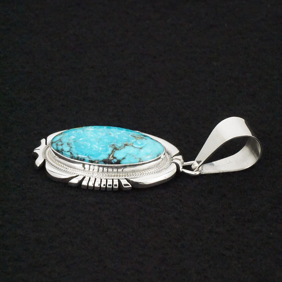 Daniel Benally Turquoise & Sterling Silver Pendant