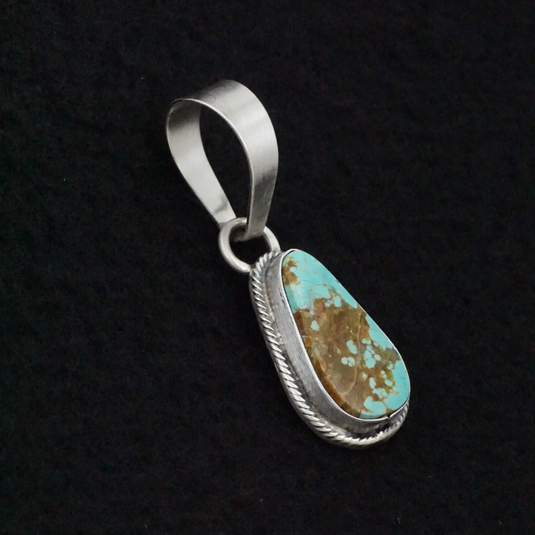 Randy Billy Turquoise & Sterling Silver Pendant