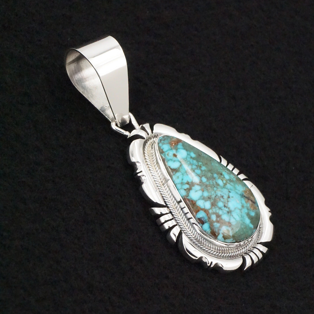 Daniel Benally Turquoise & Sterling Silver Pendant