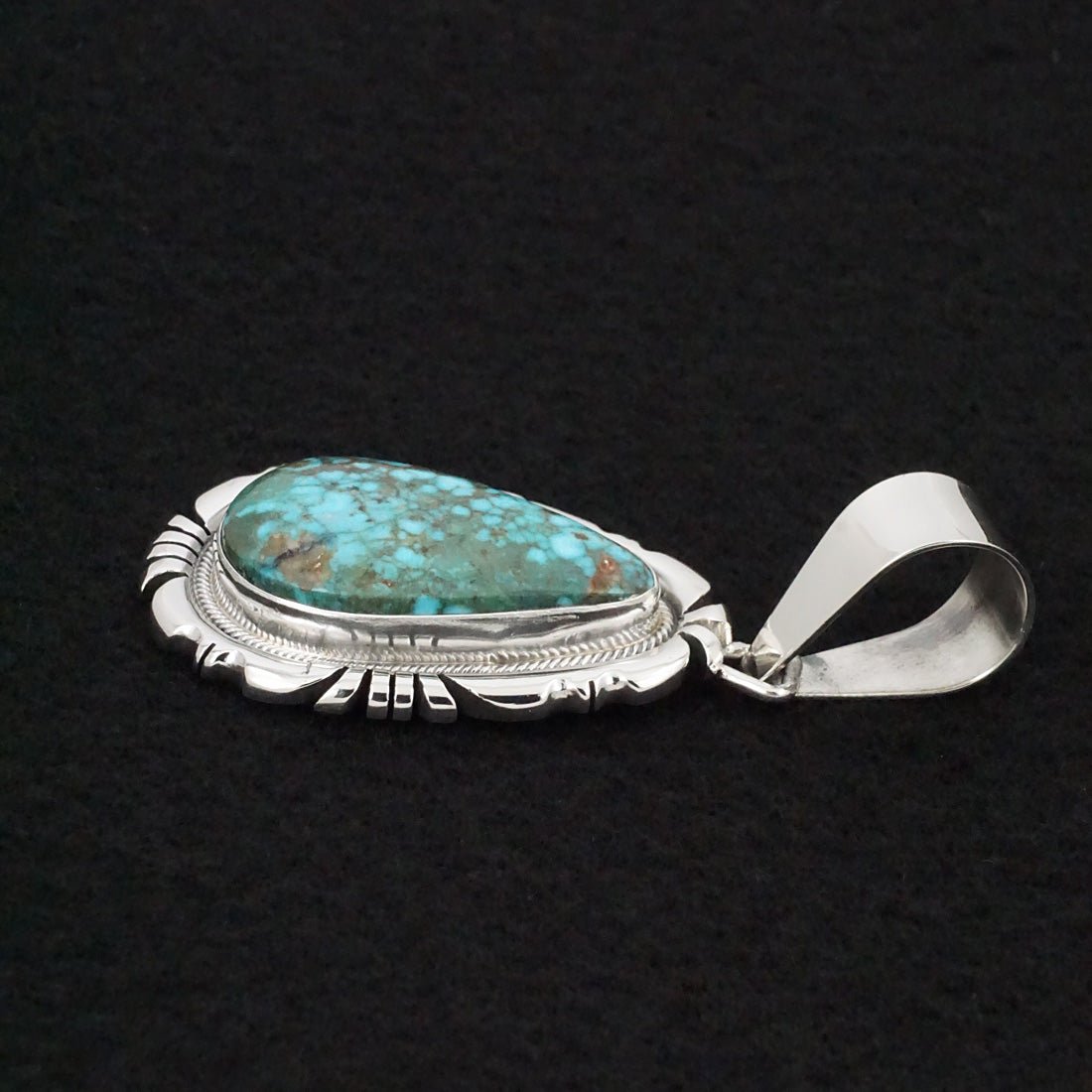 Daniel Benally Turquoise & Sterling Silver Pendant