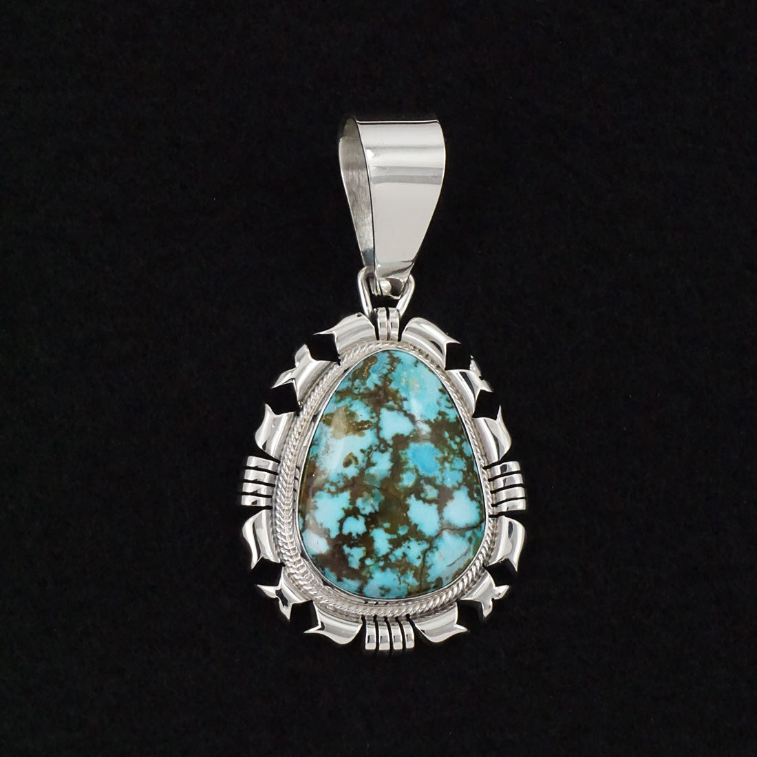 Daniel Benally Turquoise & Sterling Silver Pendant