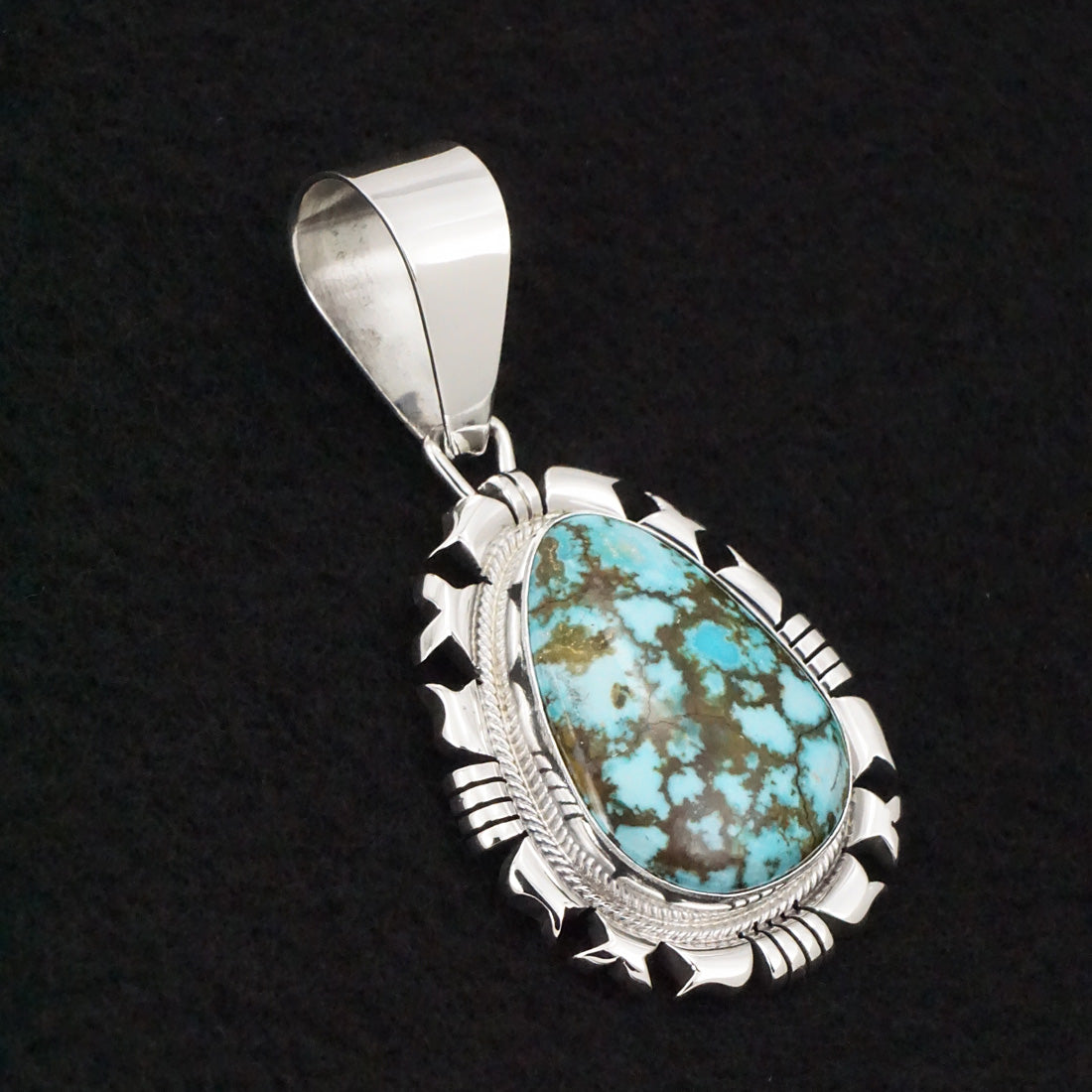 Daniel Benally Turquoise & Sterling Silver Pendant