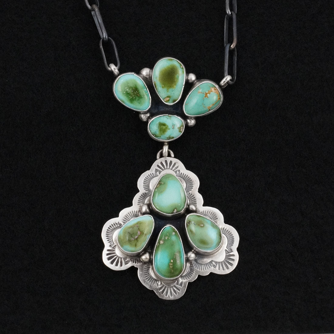 Darrin Livingston Turquoise & Sterling Silver Necklace