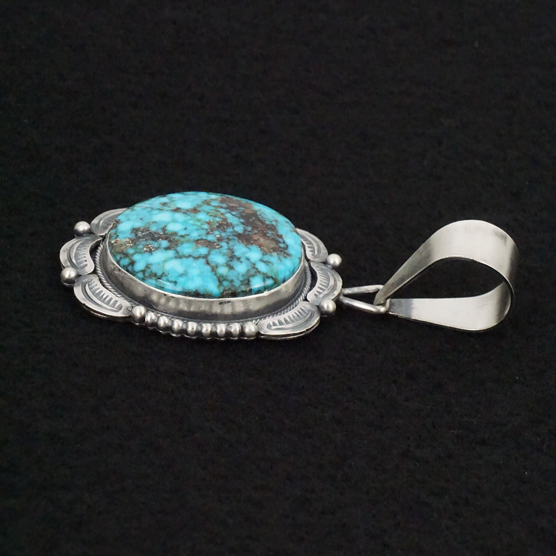 Daniel Benally Turquoise & Sterling Silver Pendant