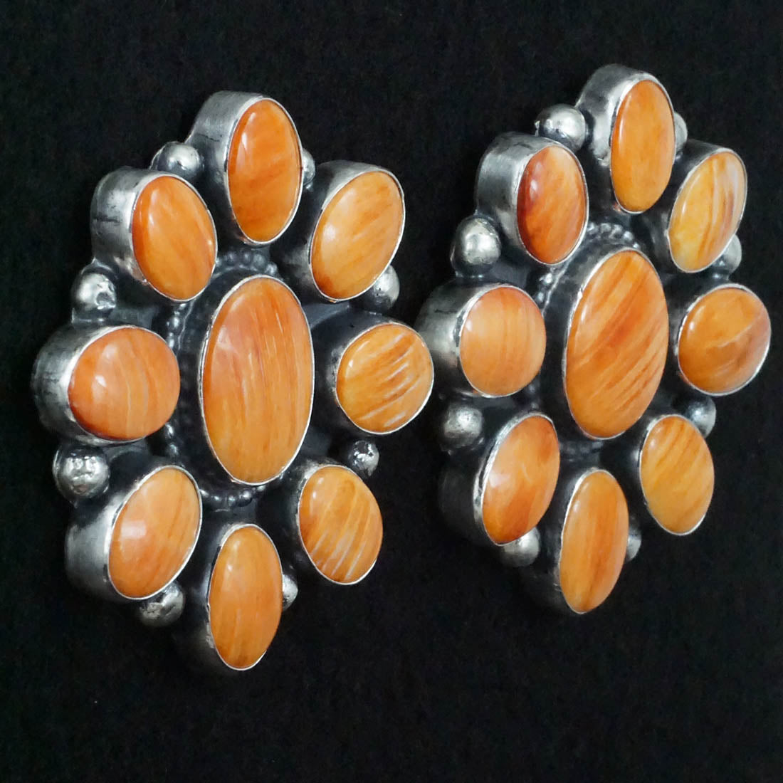 Darrin Livingston Spiny Oyster & Sterling Silver Necklace Set