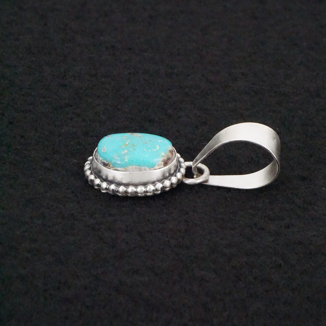 Randy Billy Turquoise & Sterling Silver Pendant