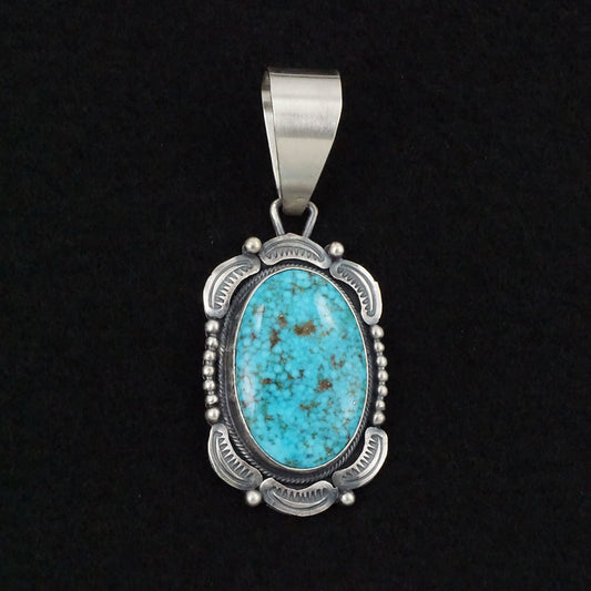 Daniel Benally Turquoise & Sterling Silver Pendant