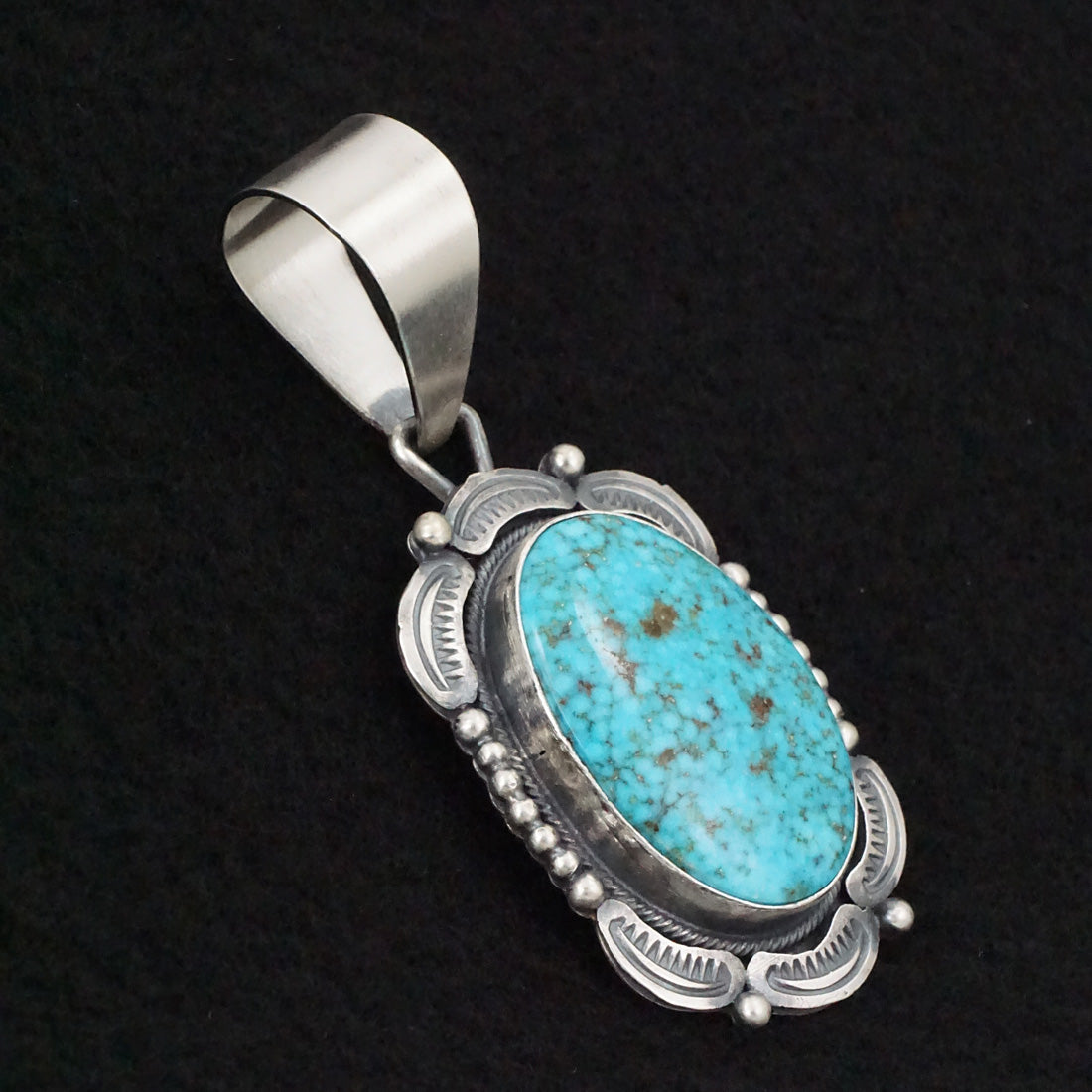 Daniel Benally Turquoise & Sterling Silver Pendant