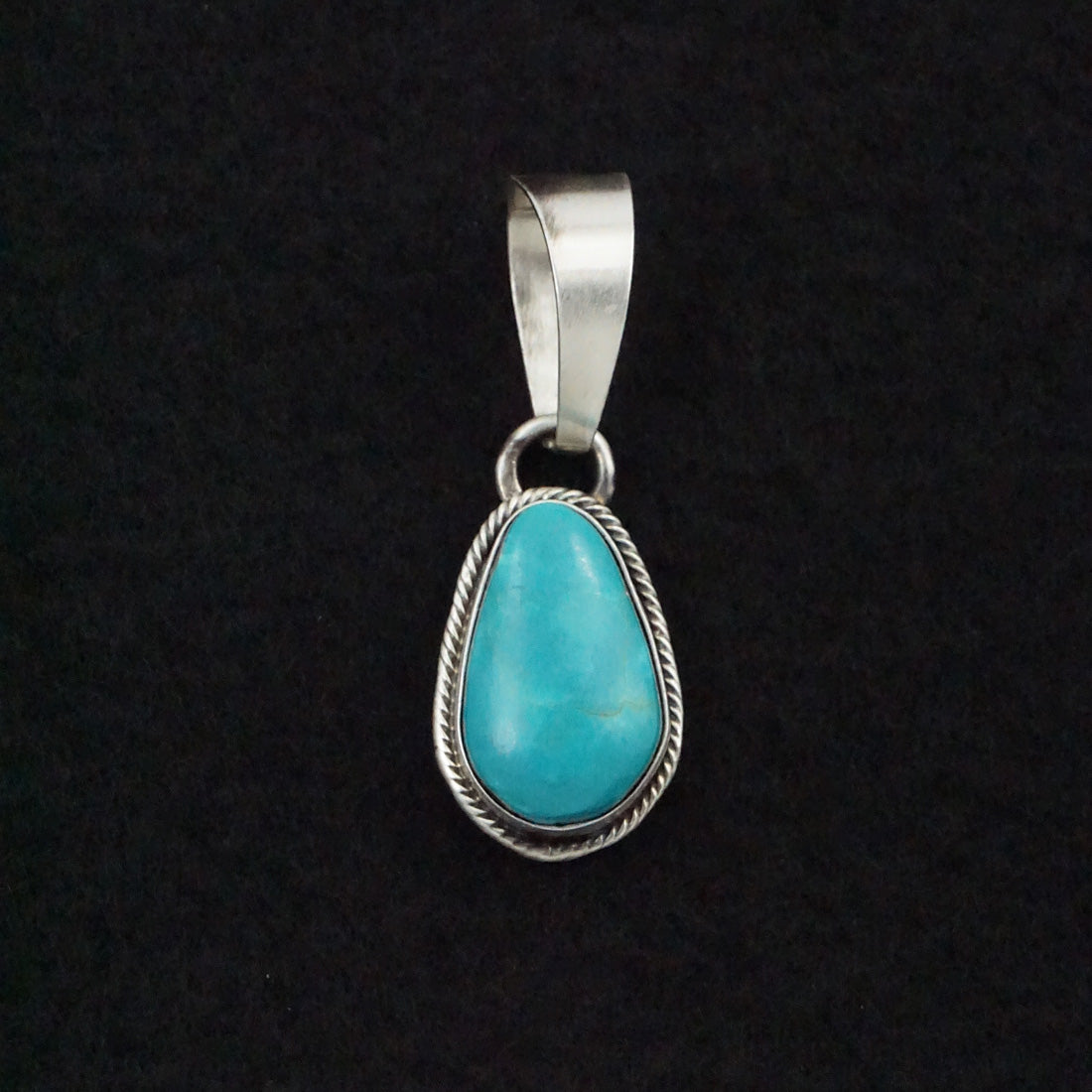 Randy Billy Turquoise & Sterling Silver Pendant