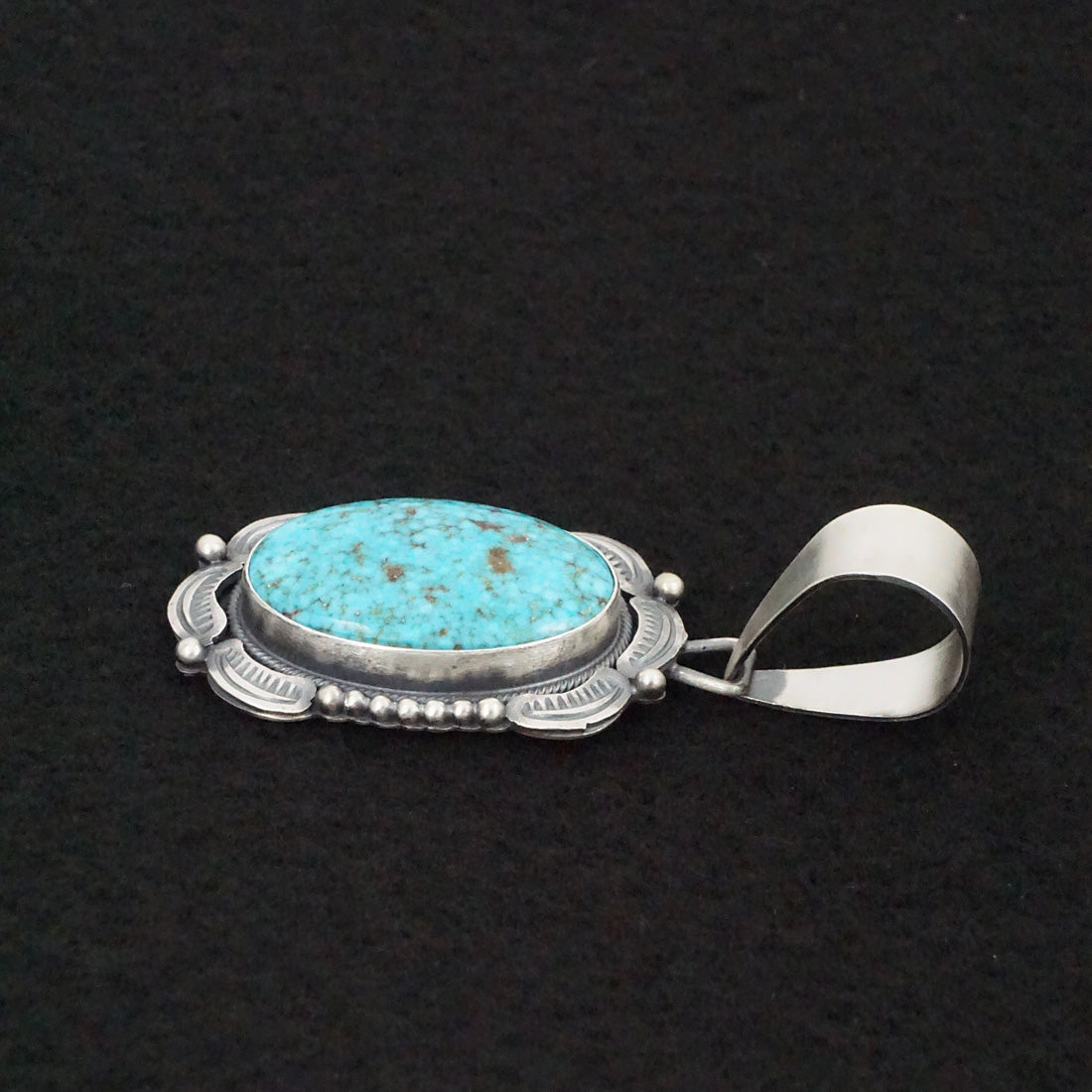 Daniel Benally Turquoise & Sterling Silver Pendant