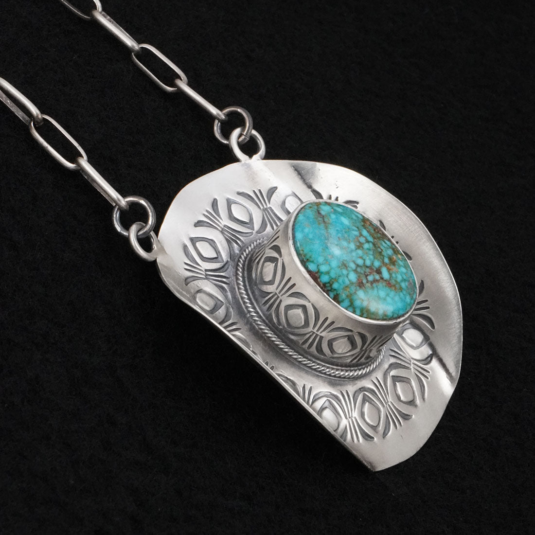 Randy Boyd Turquoise & Sterling Silver Necklace