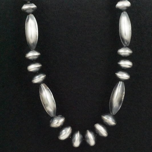Presley Haley Sterling Silver Navajo Pearl Necklace 20"