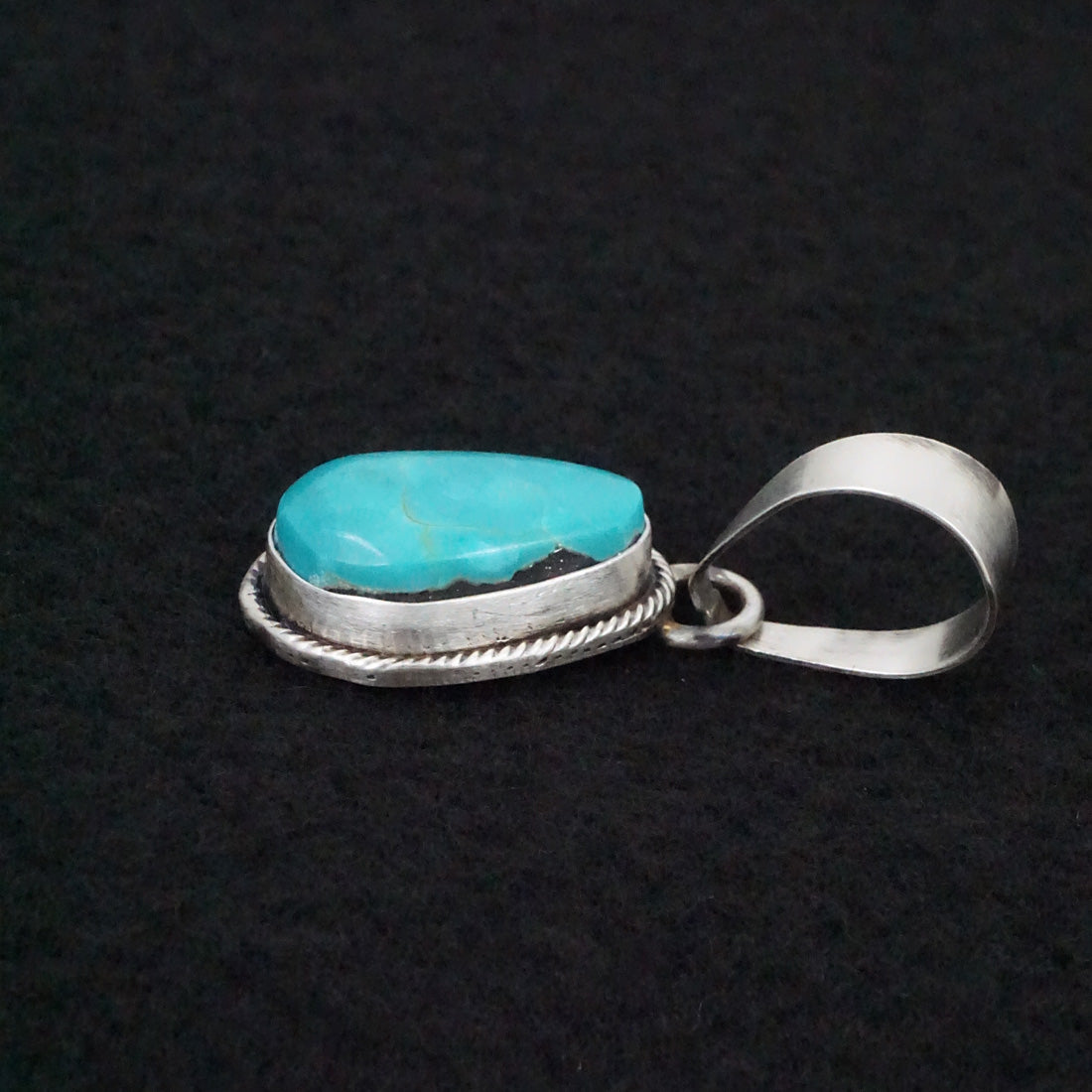 Randy Billy Turquoise & Sterling Silver Pendant