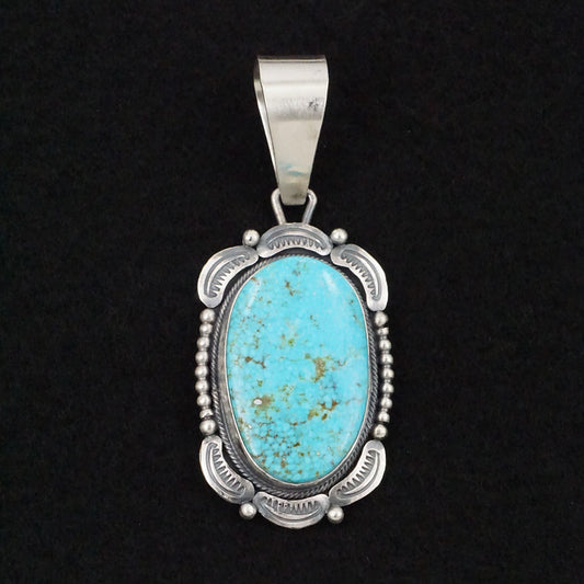 Daniel Benally Turquoise & Sterling Silver Pendant