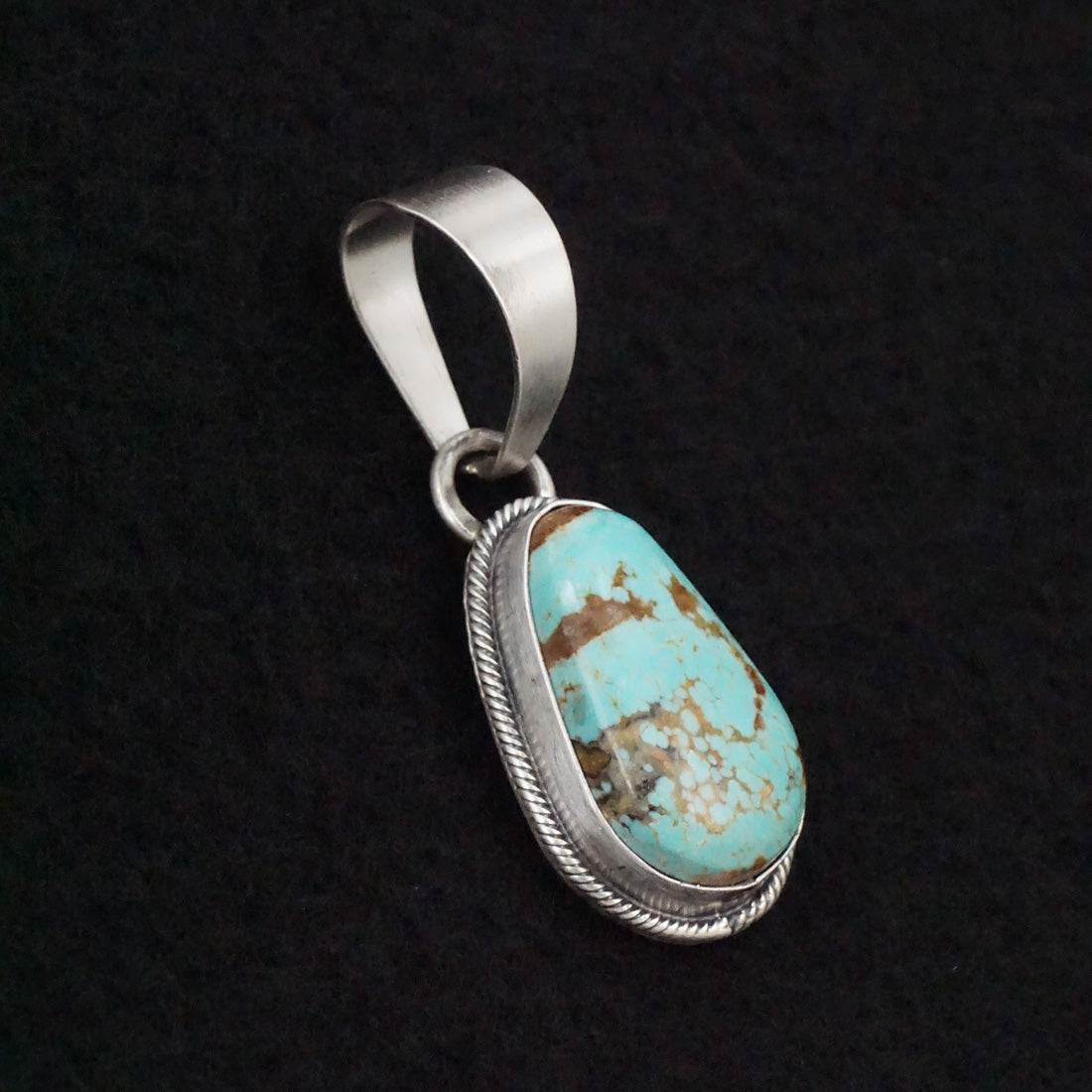 Randy Billy Turquoise & Sterling Silver Pendant