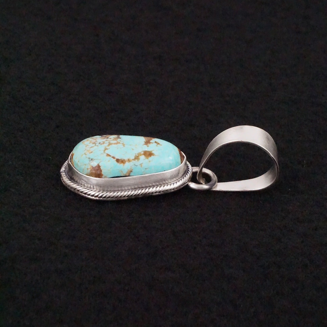 Randy Billy Turquoise & Sterling Silver Pendant