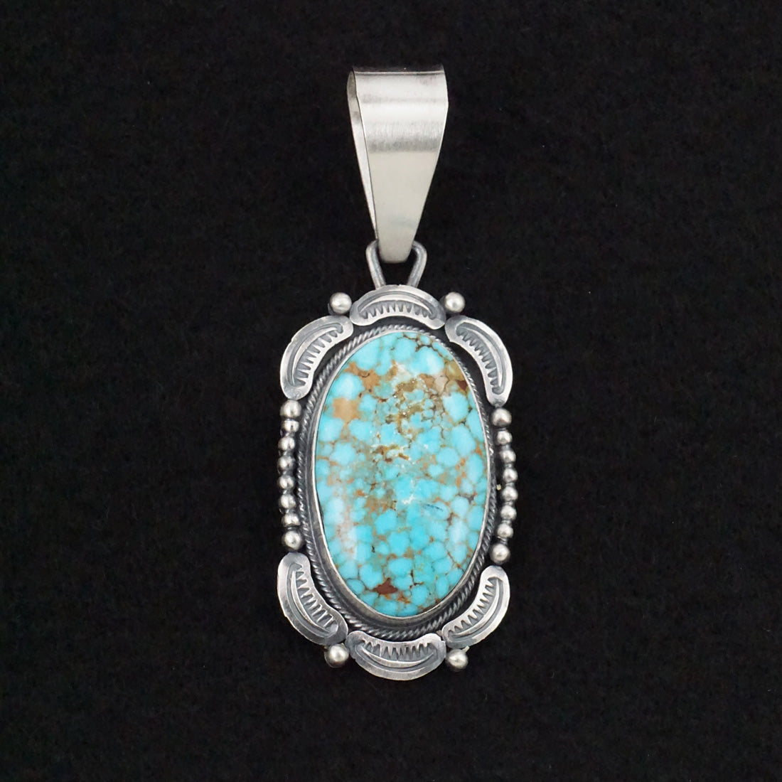 Daniel Benally Turquoise & Sterling Silver Pendant