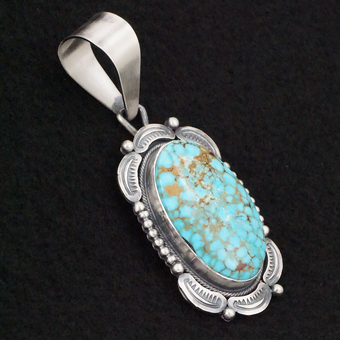 Daniel Benally Turquoise & Sterling Silver Pendant