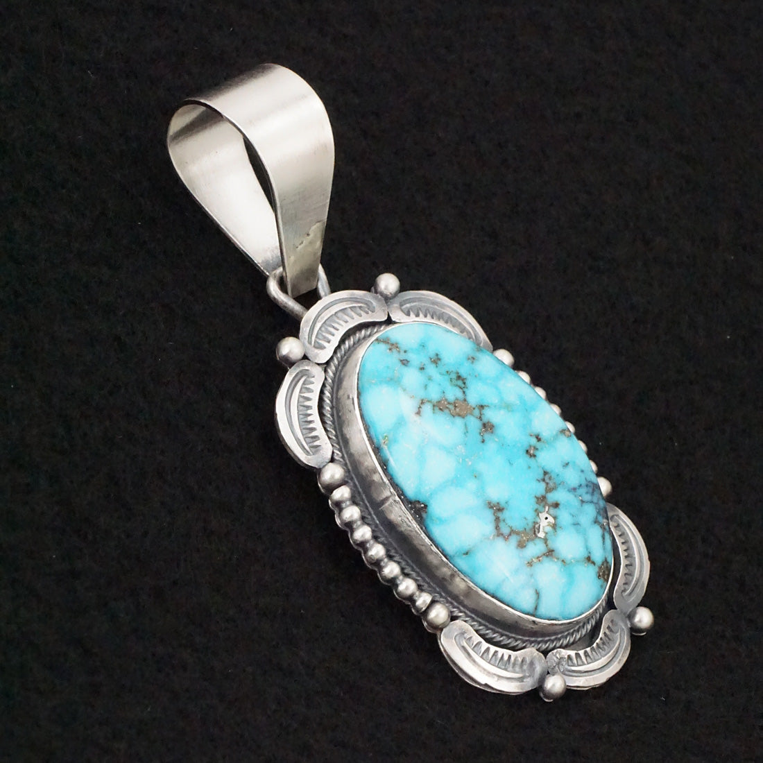 Daniel Benally Turquoise & Sterling Silver Pendant