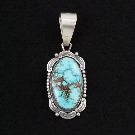 Daniel Benally Turquoise & Sterling Silver Pendant