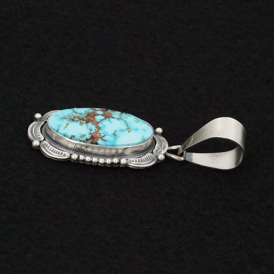 Daniel Benally Turquoise & Sterling Silver Pendant