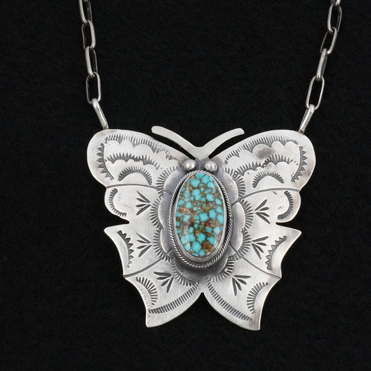 Bobby Johnson Turquoise & Sterling Silver Necklace