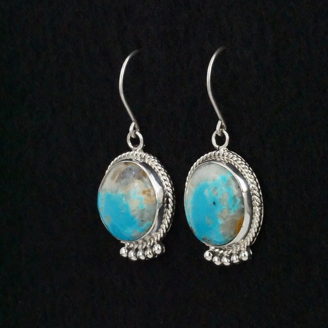 Rena Begay Turquoise & Sterling Silver Earrings