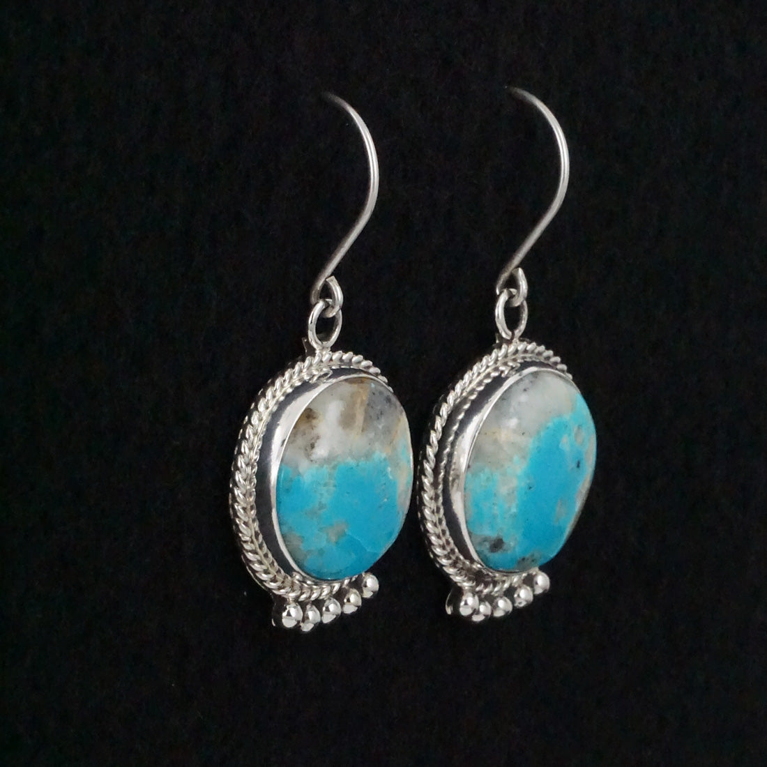 Rena Begay Turquoise & Sterling Silver Earrings