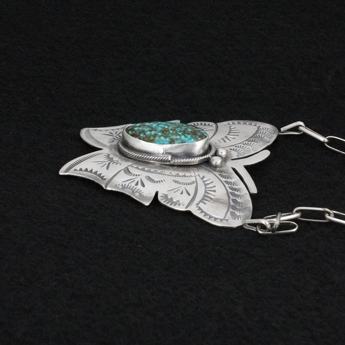 Bobby Johnson Turquoise & Sterling Silver Necklace