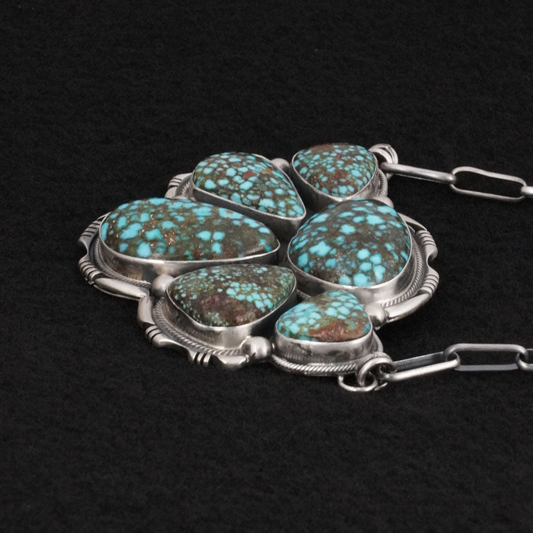 Paul Livingston Turquoise & Sterling Silver Necklace